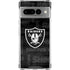 NFL Las Vegas Raiders Black & White Google Pixel 7 Pro Clear Case